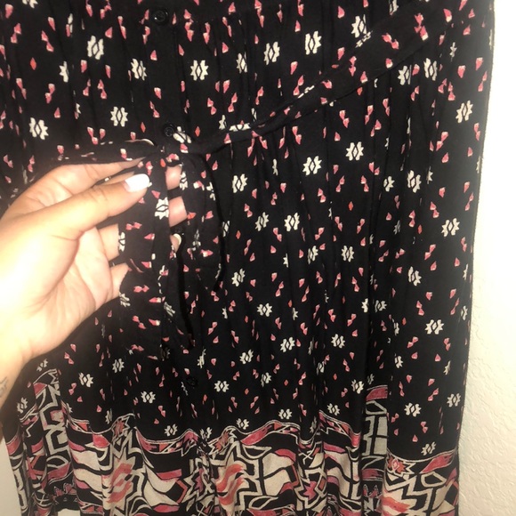 Floral mini button down dress - Picture 2 of 4